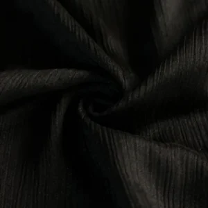 Crinkle Silk Hijabs - Black